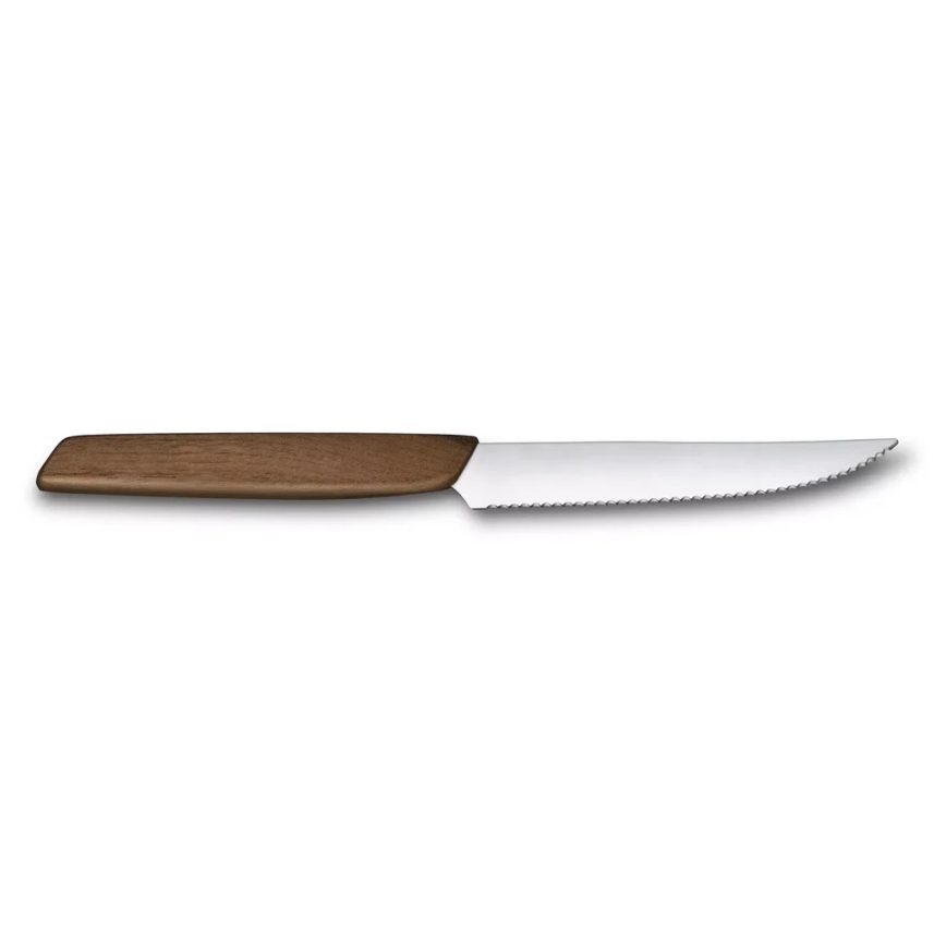 Victorinox - SWISS MODERN 12 cm steak knife set, 2 pcs, walnut