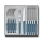 Victorinox - SWISS MODERN 12-piece Blue Cutlery Set