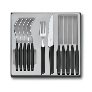 Victorinox - SWISS MODERN 12-piece Cutlery Set, Black