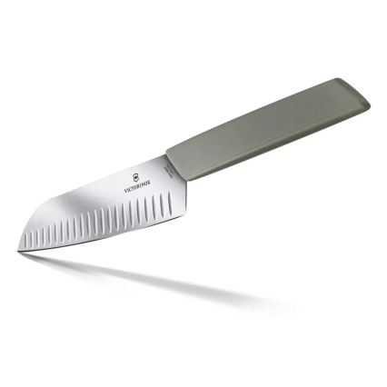 Victorinox - SWISS MODERN 17 cm Santoku Kitchen Knife, Green