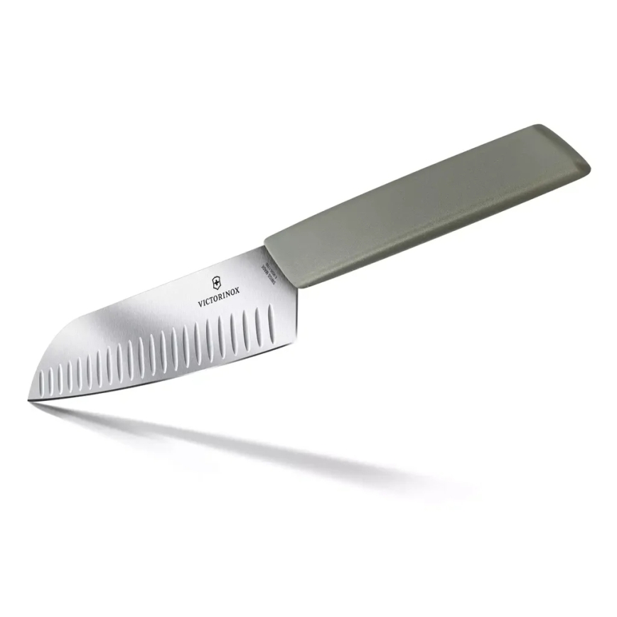 Victorinox - SWISS MODERN 17 cm Santoku Kitchen Knife, Green