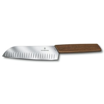 Victorinox - SWISS MODERN Santoku Kitchen Knife 17 cm Walnut