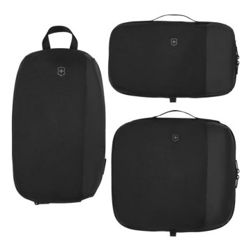 Victorinox - Travel Essentials 3-piece travel organizer set, black