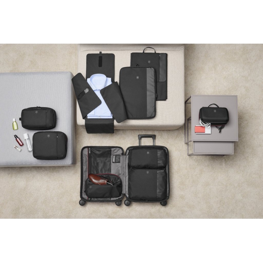 Victorinox - Travel Essentials 3-piece travel organizer set, black