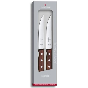 Victorinox - WOOD Steak Knife Set, 14 cm, 2-piece, Maple