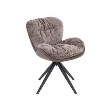 VIDA swivel dining chair, 1 pc, grey