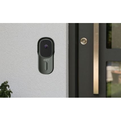 Video doorbell with motion sensor Full HD 1080p 5200 mAh IP65 Wi-Fi anthracite