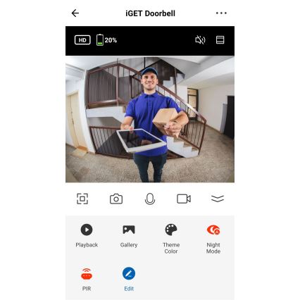 Video doorbell with motion sensor Full HD 1080p IP65 Wi-Fi white + speaker