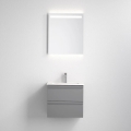VIGO bathroom vanity with sink + LED backlit wall mirror LED/10W/230V IP44, gray