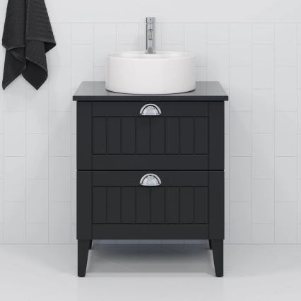 VIKEDAL Countertop Basin, Ø 38 cm, Ceramic/White