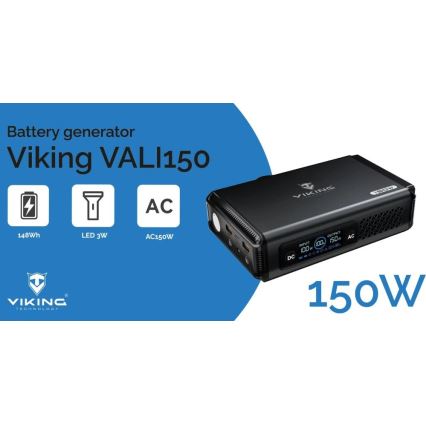 Viking - 148 Wh Power Delivery Charging Station with LED Display