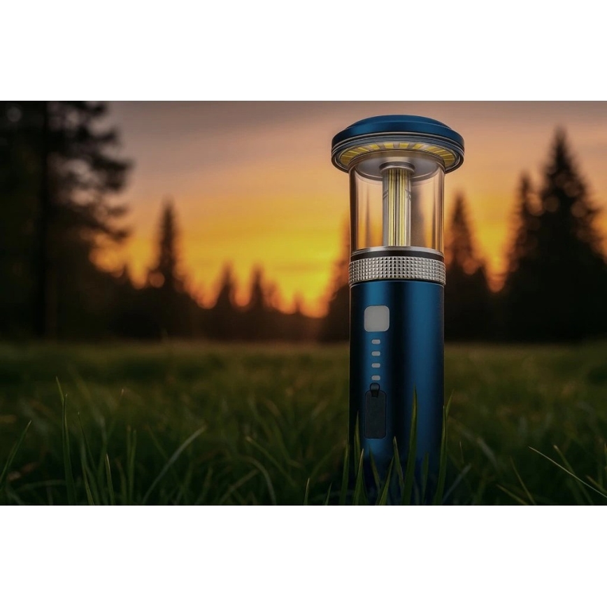 Viking - Dimmable LED Rechargeable Flashlight LED/5V IPX4 500 lm 2000 mAh