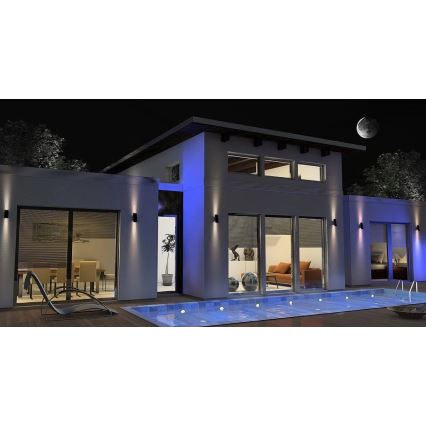 Viking - Dimmable Solar LED Wall Light LED/1.5W/3.7V IP65 4000K 2000 mAh