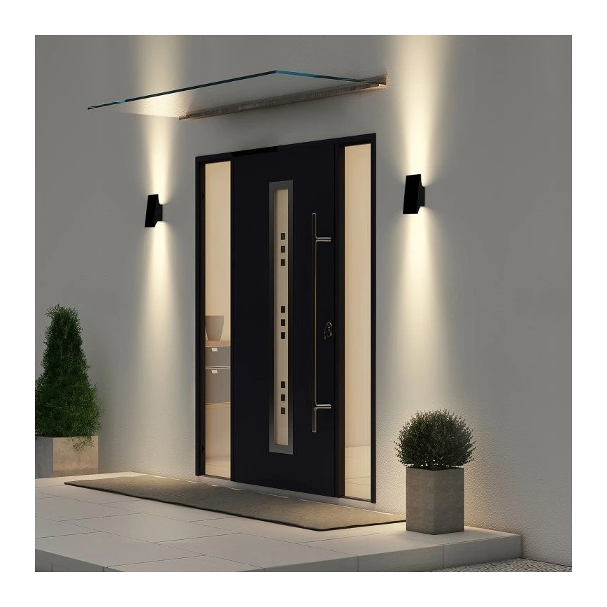 Viking - Dimmable Solar LED Wall Light LED/1.5W/3.7V IP65 4000K 2000 mAh