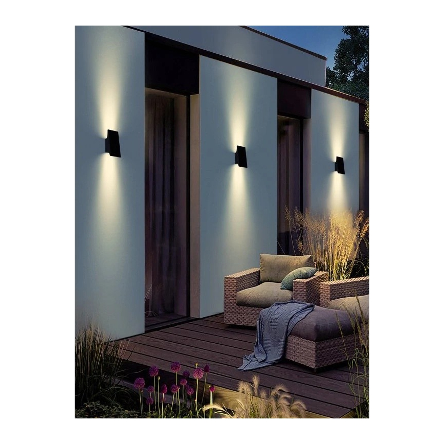 Viking - Dimmable Solar LED Wall Light LED/1.5W/3.7V IP65 4000K 2000 mAh