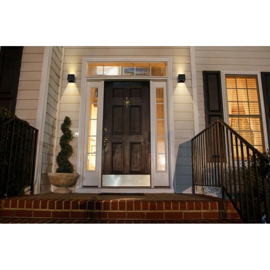 Viking - Dimmable solar LED wall light LED/1W/3,7V IP54 4000K 2000 mAh