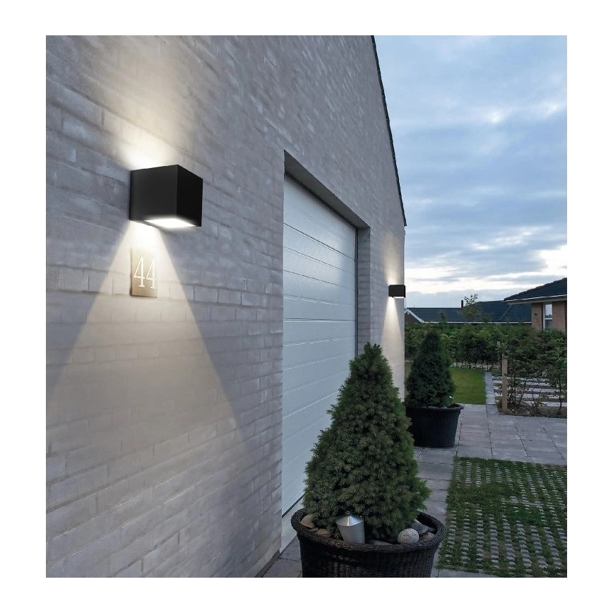 Viking - Dimmable solar LED wall light LED/1W/3,7V IP54 4000K 2000 mAh