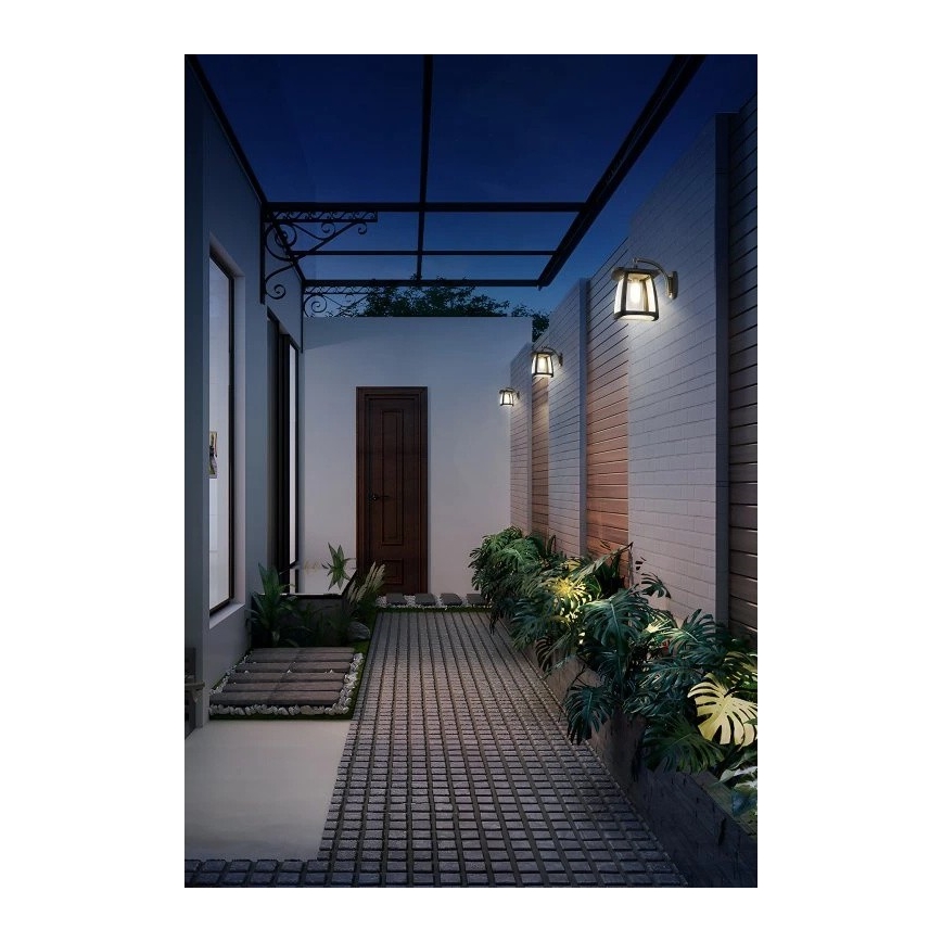 Viking - Dimmable LED solar wall light LED/2W/3,7V IP54 4000K 2000 mAh