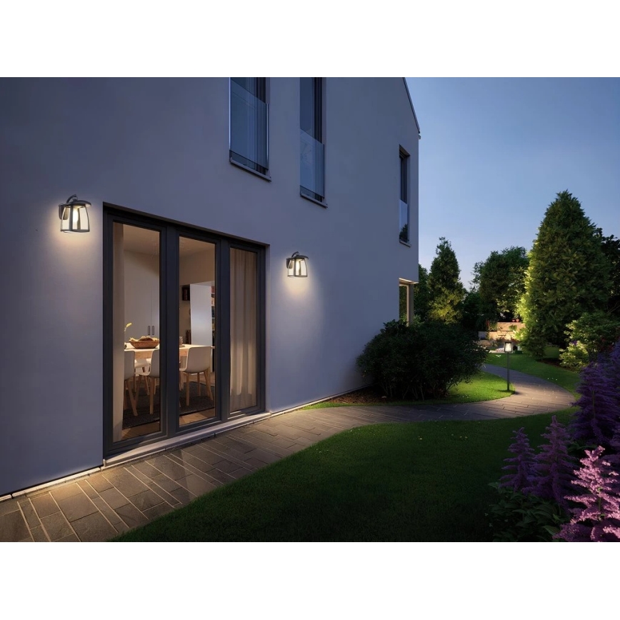 Viking - Dimmable LED solar wall light LED/2W/3,7V IP54 4000K 2000 mAh