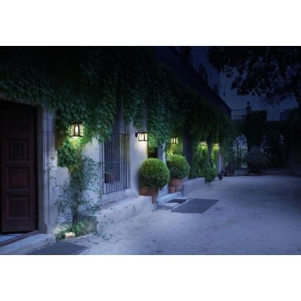 Viking - Dimmable LED solar wall light LED/2W/3,7V IP54 4000K 2000 mAh