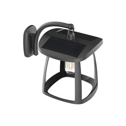 Viking - Dimmable LED solar wall light LED/2W/3,7V IP54 4000K 2000 mAh