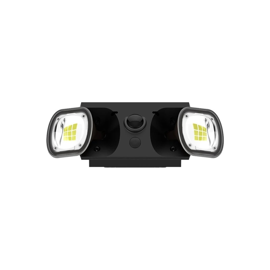 Viking - Dimmable LED solar adjustable wall light with integrated sensor, LED 1.3 W / 3.7 V, IP44, 4000 K, 2000 mAh