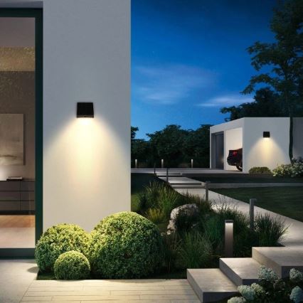 Viking - Dimmable LED Solar Wall Light with Sensor, 2W/3.7V, IP54, 4000K, 2000 mAh