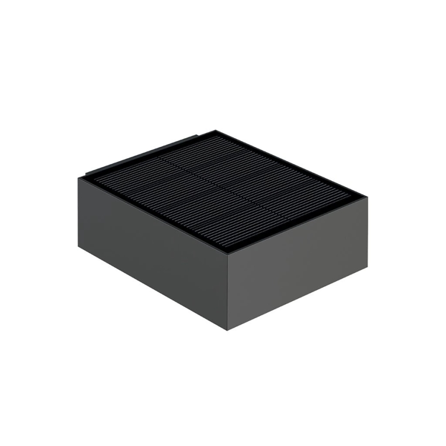 Viking - Dimmable LED Solar Wall Light with Sensor LED/2W/3,7V IP65 4000K 2000 mAh