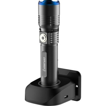 Viking - Dimmable Rechargeable Flashlight LED/5V IPX3 600 lm 2600 mAh