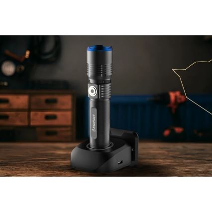 Viking - Dimmable Rechargeable Flashlight LED/5V IPX3 600 lm 2600 mAh