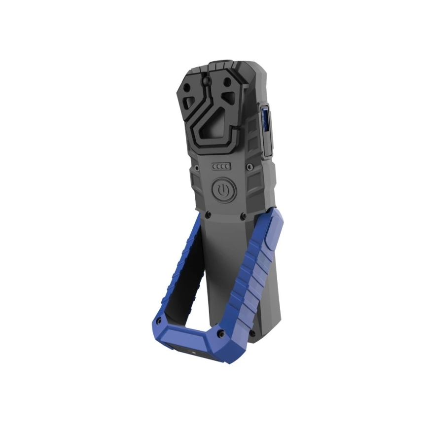 Viking - Dimmable Rechargeable LED Flashlight, 5V, IPX4, 420 lm, 4400 mAh