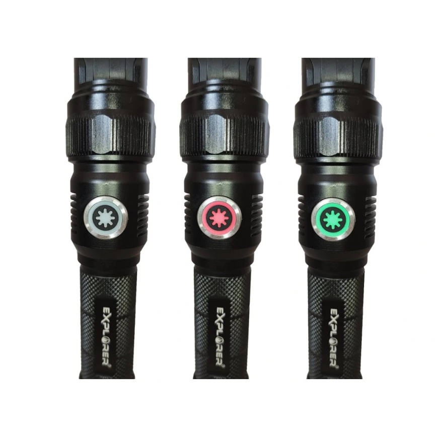 Viking - Dimmable Rechargeable LED Flashlight LED/5V IPX4 1200 lm 5000 mAh