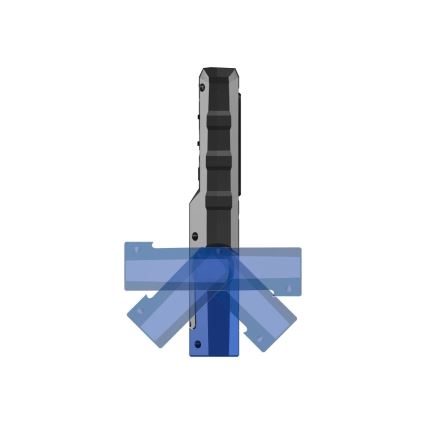 Viking - Dimmable Rechargeable LED Flashlight LED/5V IPX6 600 lm 4000 mAh