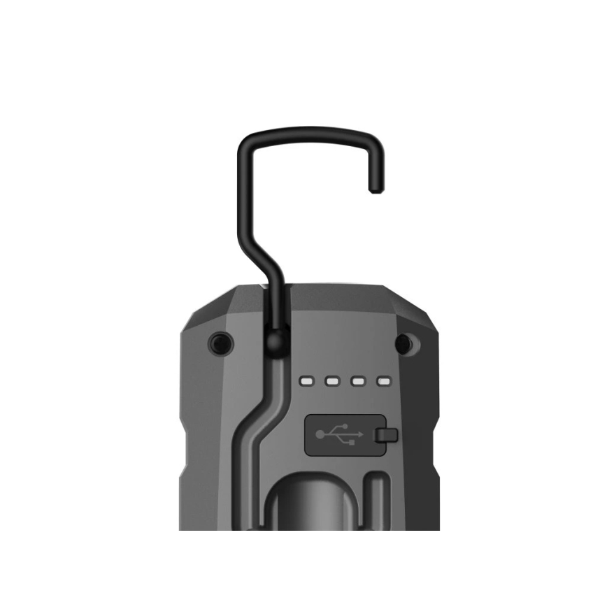 Viking - Dimmable Rechargeable LED Flashlight LED/5V IPX6 600 lm 4000 mAh