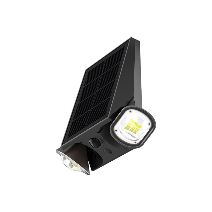 Viking - Dimmable LED Solar Wall Light with Sensor LED/1.3W/3.7V IP44 4000K 2000 mAh