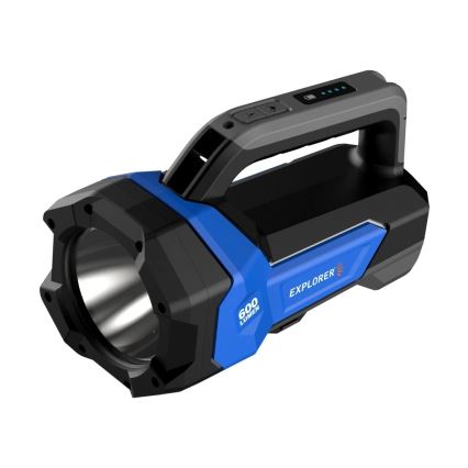 Viking - LED Dimmable Rechargeable Flashlight LED/5V IPX4 1000 lm 8000 mAh