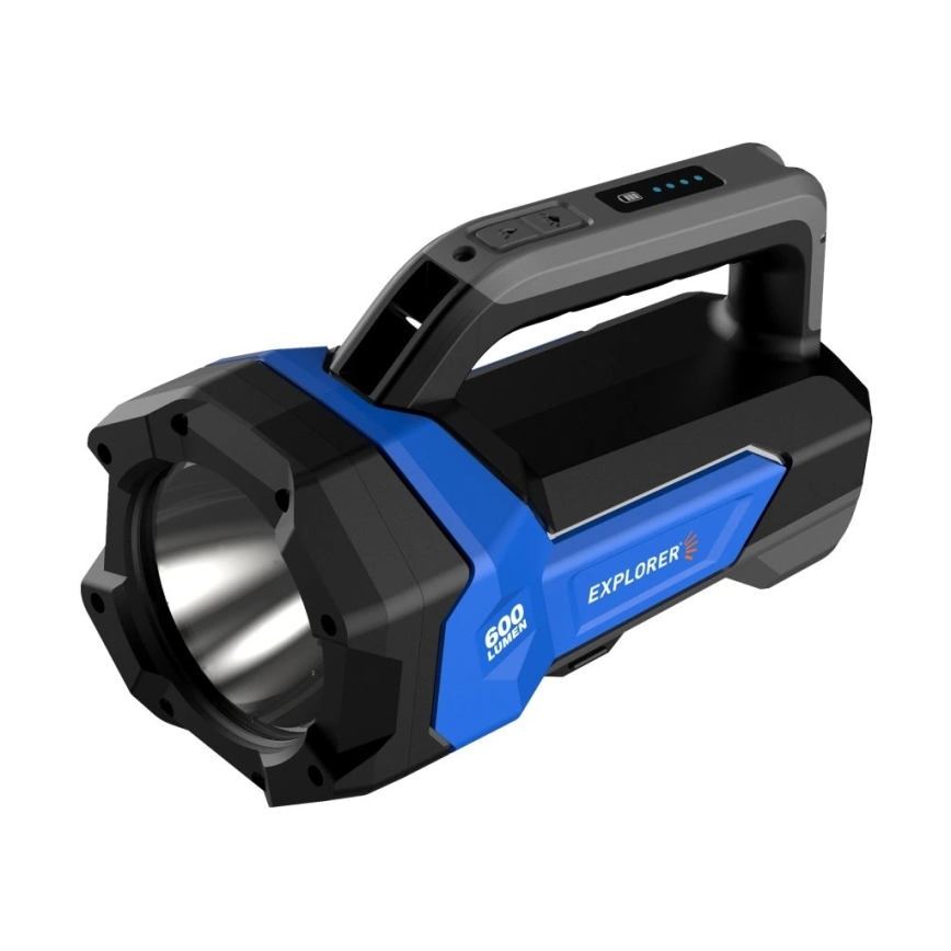 Viking - LED Dimmable Rechargeable Flashlight LED/5V IPX4 1000 lm 8000 mAh