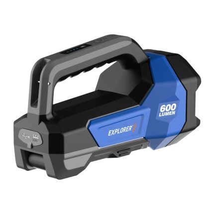 Viking - LED Dimmable Rechargeable Flashlight LED/5V IPX4 1000 lm 8000 mAh