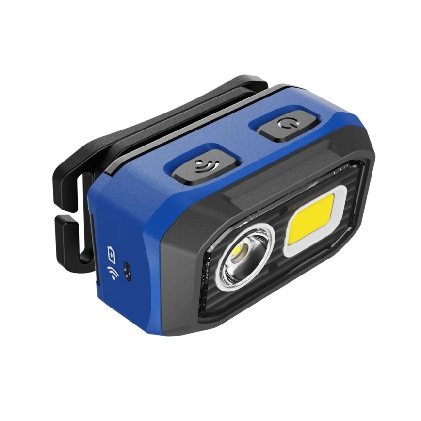 Viking - Dimmable Rechargeable LED Headlamp with Sensor LED/5V IPX4 400 lm 3xAAA/1000 mAh