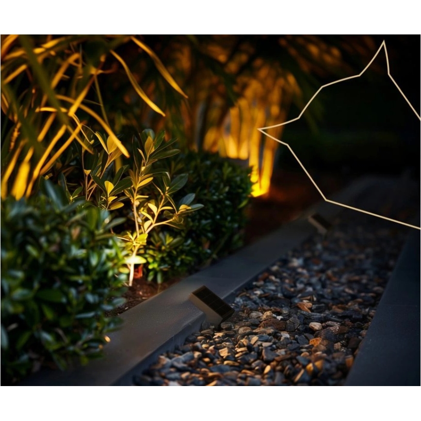 Viking - LED Solar Lamp LED/1.4W/3.7V IP65 3000K