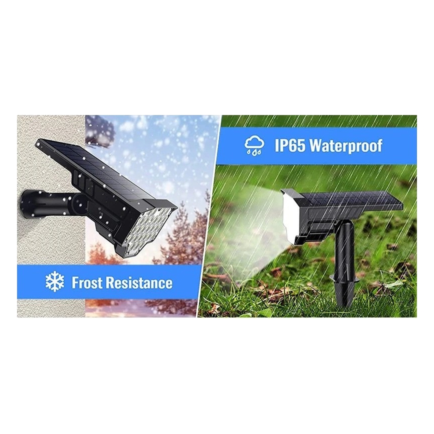 Viking - LED Solar Lamp LED/1W/3.7V IP65 6000K 2200 mAh