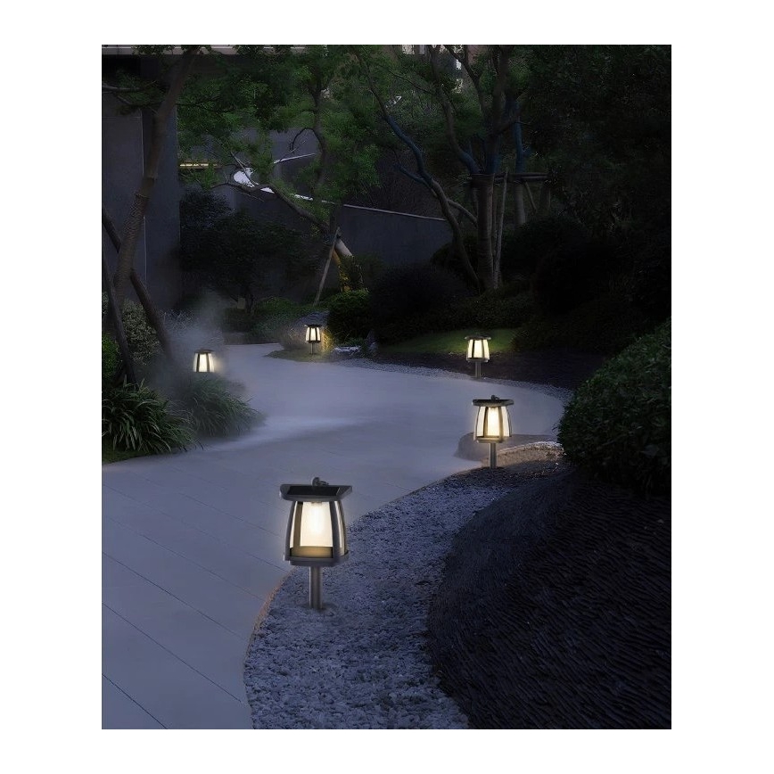 Viking - LED Solar Lamp with Sensor LED/2W/3.7V IP54 4000K 2000 mAh