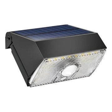 Viking - LED Solar Wall Light with Sensor, 3.7V, IP54, 3000/4000K, 2000 mAh