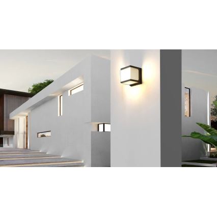 Viking - LED Solar Wall Light with Sensor, LED 1.5W/3.7V, IP54, 4000K, 2000 mAh