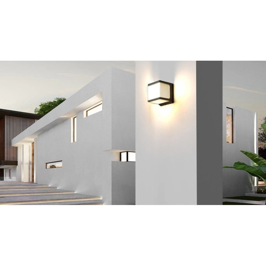 Viking - LED Solar Wall Light with Sensor, LED 1.5W/3.7V, IP54, 4000K, 2000 mAh