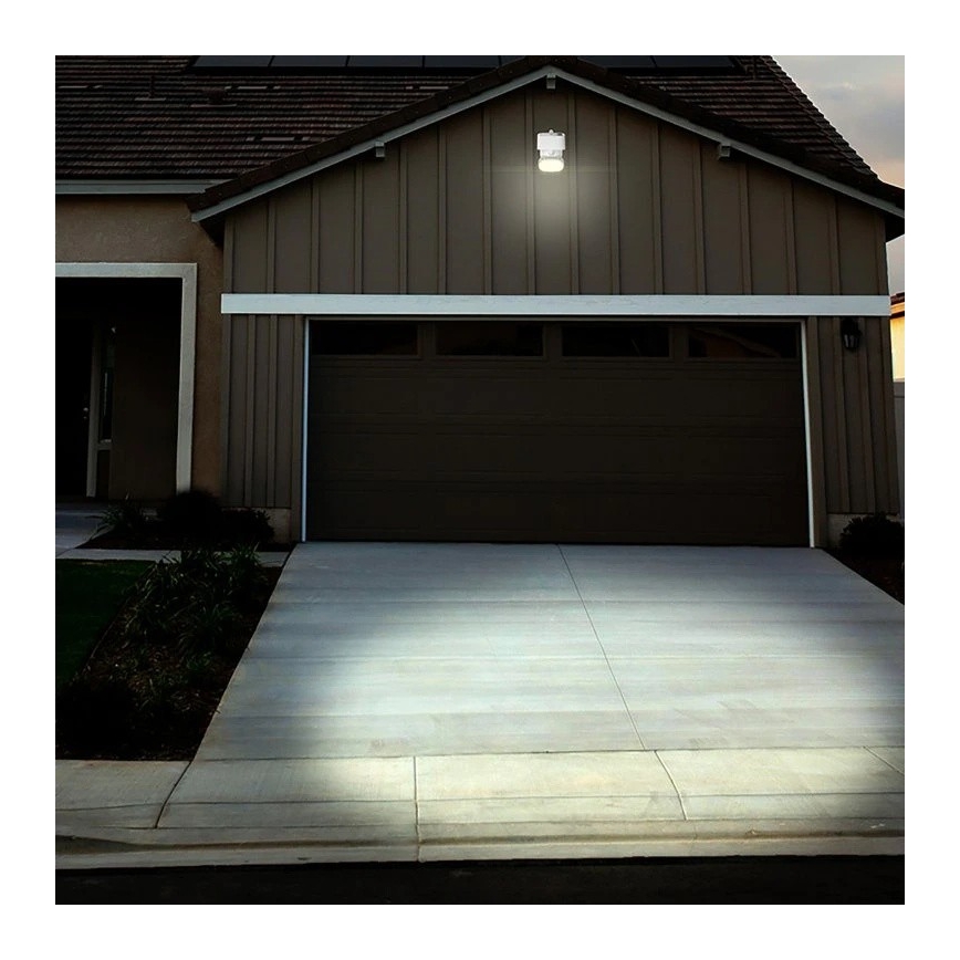 Viking - LED Solar Wall Light with Sensor LED/1W/3,7V IP44 3000/4000K 4000 mAh