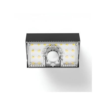 Viking - LED Solar Wall Light with Sensor, 3.7V, IP54, 3000/4000K, 2000 mAh