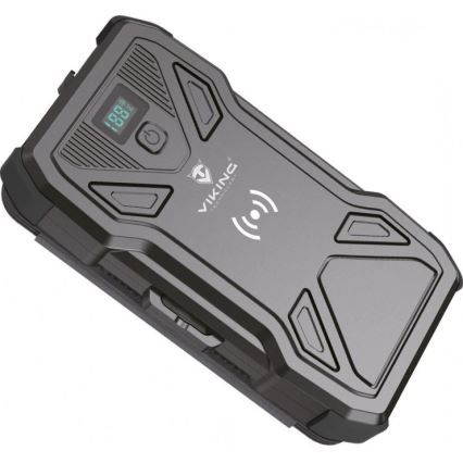 Viking - Power bank with LED flashlight, wireless charging and solar panel, Power Delivery 22.5 W / 20,000 mAh