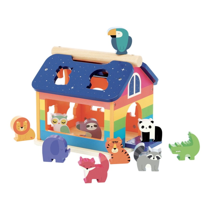 Vilac - Jigsaw Rainbow house