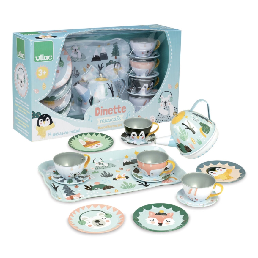 Vilac - Tea set Musical Michelle Carlslund
